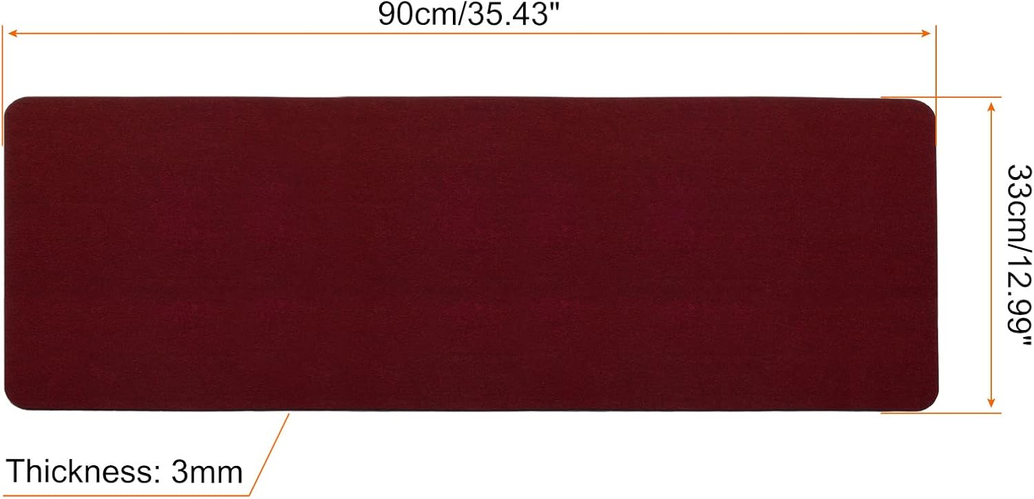 PATIKIL 24"x12" Desk Mat Protector, Felt Dual Side Desktop Pad Writing Mat for Office Home, Black 10 51nePH3DWlL. AC SL1500 - northernschoolofshiatsu.co.uk