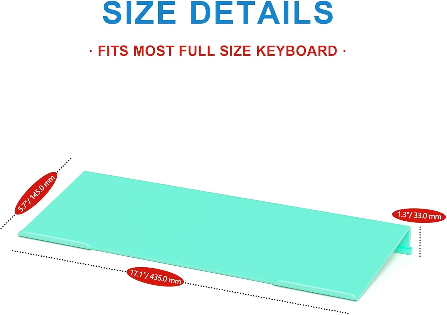 WINFFOR Comfortable Computer Keyboard Stand - Ergonomic Keyboard Riser Acrylic Tilted Keyboard Holder for Easy Typing&Working at Home Office - Fits All Keyboard Sizes - 17'' Wide (Lightpink) 44 51oWBiYfOrL. AC SL1500 - northernschoolofshiatsu.co.uk