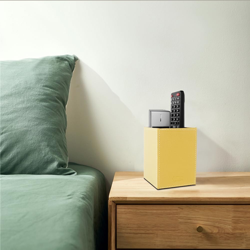 Pen Pencil Holder Cup Container PU Leather Desk Organizer Stand Decor Brush Scissor Holder Decoration Office Desk Home School (3.3" x 3.3" x 4", Black) 144 51pFusyrv0L. AC SL1001 - northernschoolofshiatsu.co.uk