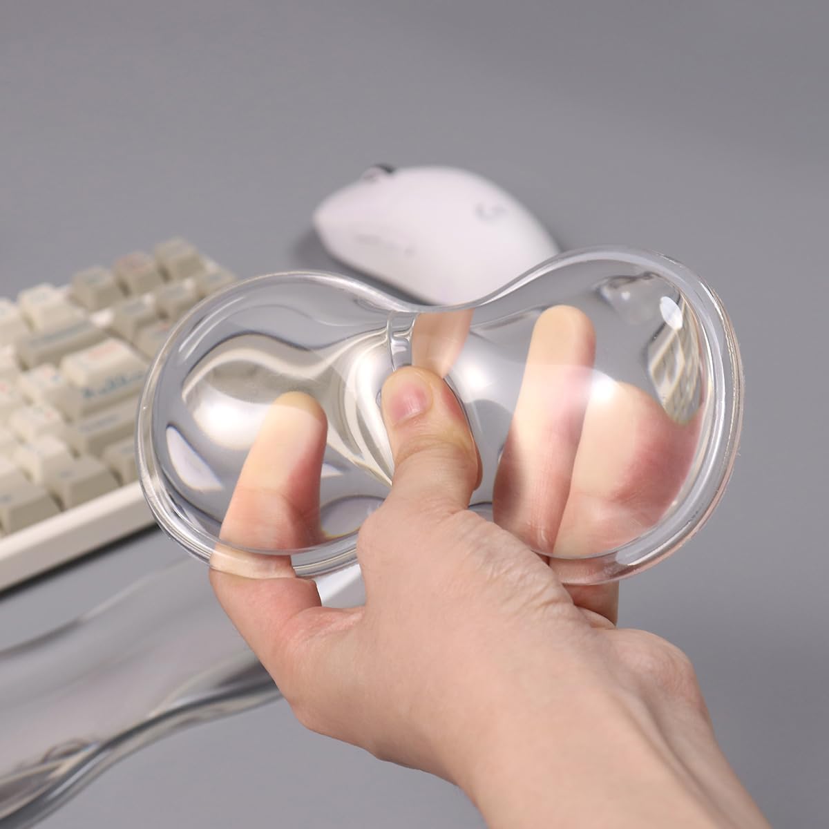Clear Gel Wrist Rest for Keyboard and Mouse, White Silicone Keyboard Wrist Rest Set, Cute Ergonomic Wrist Rest for Keyboard 60%/75%(White) 50 51pwpHl6nLL. AC SL1200 - northernschoolofshiatsu.co.uk
