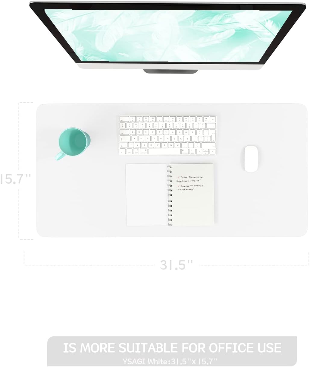 YSAGi Non-Slip Leather Desk Pad, Waterproof Laptop Computer Desk Keyboard Mat, Table Protector Blotter Mat, Large Mouse Pad for Office/Work/Home/Decor(Pink, 23.6" x 13.7") 83 51qU1u2vaJL. AC SL1500 - northernschoolofshiatsu.co.uk