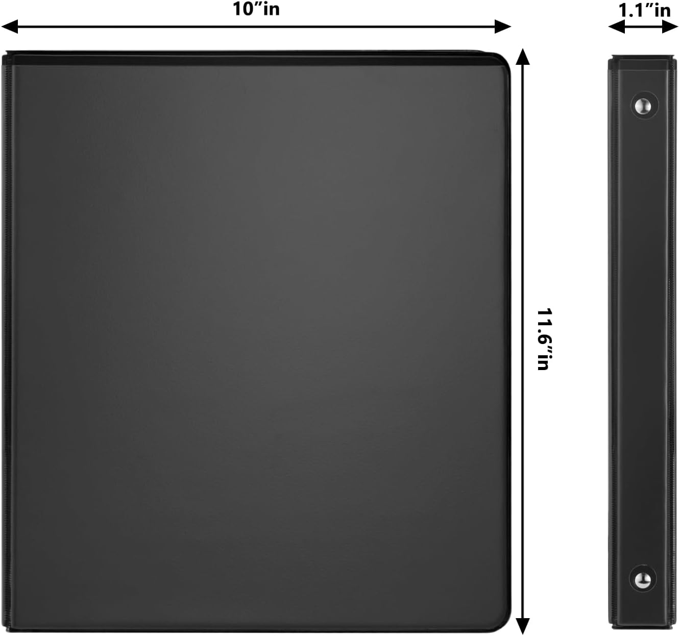 COMIX Sturdy 3 Ring Binder 0.5 inch with Clear View Cover, 1/2" Round Ring View Binder, PVC-Free, 100 Sheets Capacity of US Letter Size Paper, Office & School Supplies, 12 Pack (White) 36 51rBE2ZJe5L. AC SL1500 - northernschoolofshiatsu.co.uk