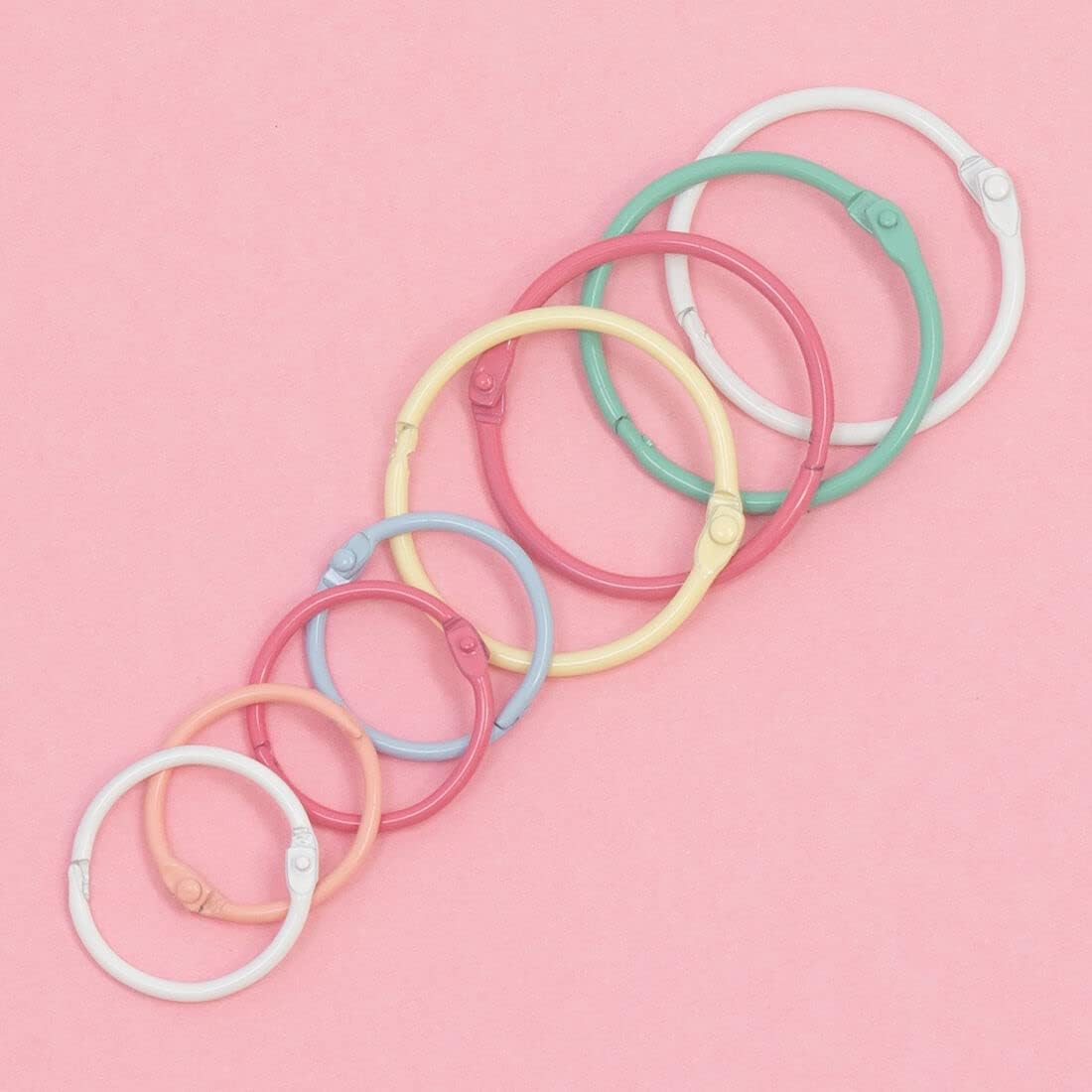 Craftelier - Set of 6 Metal Binding Rings for Scrapbooking, Card Making and other Craft Projects | Rings for Photo Albums, Notebooks or Diaries | Size Ø 30 mm - Black Colour 7 51rPXlqLVtL. AC SL1100 - northernschoolofshiatsu.co.uk