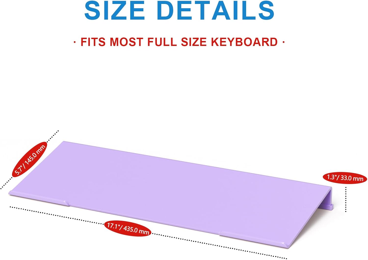 WINFFOR Comfortable Computer Keyboard Stand - Ergonomic Keyboard Riser Acrylic Tilted Keyboard Holder for Easy Typing&Working at Home Office - Fits All Keyboard Sizes - 17'' Wide (Lightpink) 26 51ugTB7oQqL. AC SL1500 - northernschoolofshiatsu.co.uk