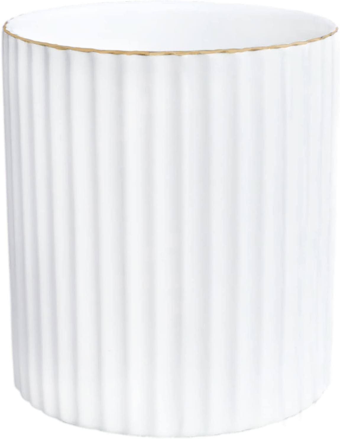 Pen Holder for Desk, Ceramic Pencil Cup Office Desk Organizer, Makeup Brush Holder, White 1 - northernschoolofshiatsu.co.uk