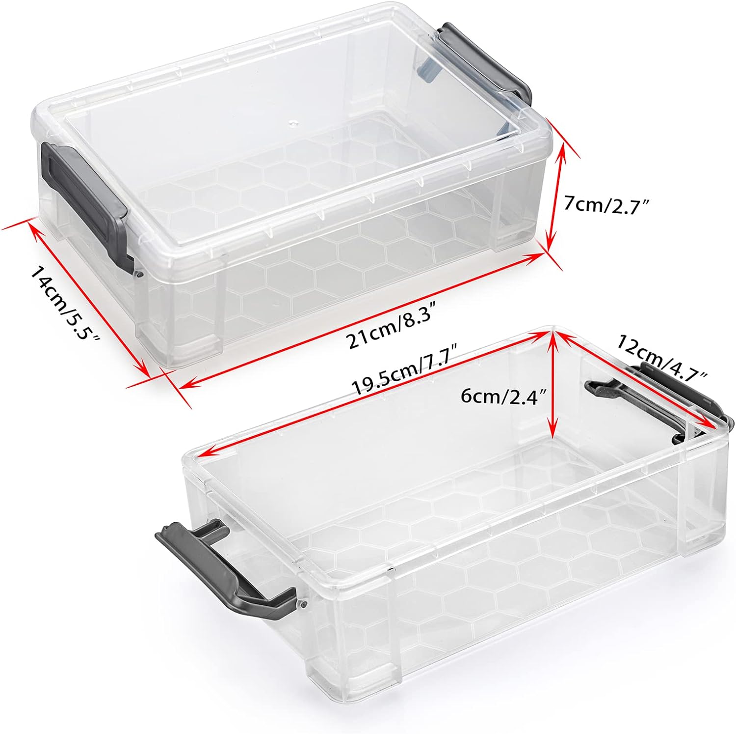 BTSKY 4 Pack Extra Large Plastic Pencil Box Stackable Translucent Clear Pencil Caase Crayon Box Set, Marker Organizer Art Supply Storage Organizer for Gel Pens Pencils Erasers Tape Markers etc(Grey) 4 61+V02XyGdL. AC SL1500 - northernschoolofshiatsu.co.uk