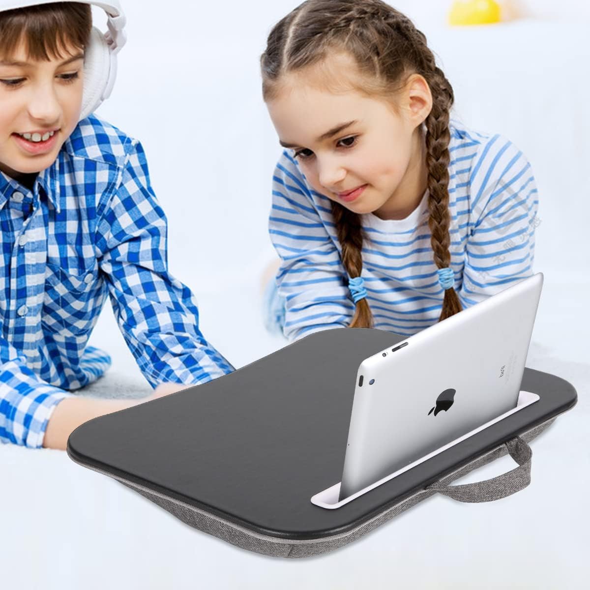 Laptop Desk Leather Table with Mouse pad,Lap Desk with Cushion Card Slot for iPad Mobile Phone,Kids Lap Desk Fits up to 13.3inch, Work Tray and Gaming Desk on Bed Writing Tray 2 61+hZQ2hnDL. AC SL1200 - northernschoolofshiatsu.co.uk