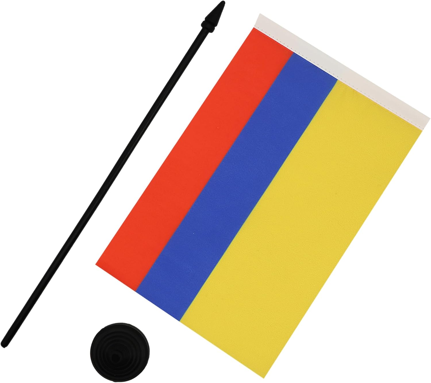 Colombia Table Flag 5'' x 8'' - Colombian Desk Flag 21 x 14 cm - Black plastic stick and base - AZ FLAG 3 61 34Wmn1CL. AC SL1500 - northernschoolofshiatsu.co.uk