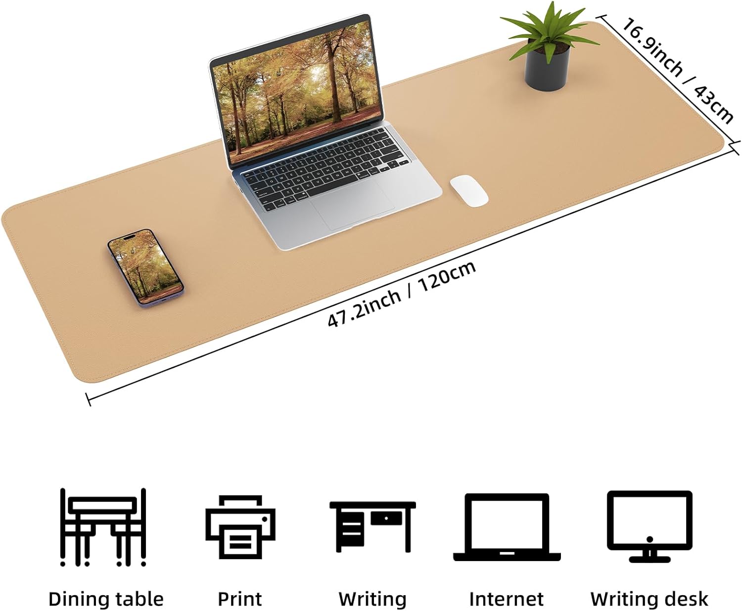Large Desk Mat 47.2" x 17" Leather Desk Pad Protector with Natural Cork & PU Leather, Non-Slip Office Desk Mat, Large Mouse Pad, Waterproof Desk Blotter pad for Office&Home(Black) 357 61 9r7GCB5L. AC SL1500 - northernschoolofshiatsu.co.uk