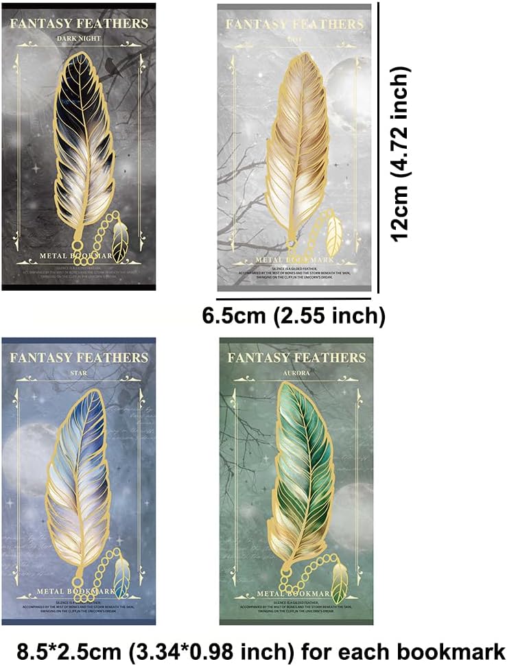 4 Piece Feather Bookmarks for Women, Writers, Readers Durable Bookmarks with English Inscriptions Unique Gifts for Men, Women, Students and Teachers 3 61 CrF8yINL. AC SL1000 - northernschoolofshiatsu.co.uk