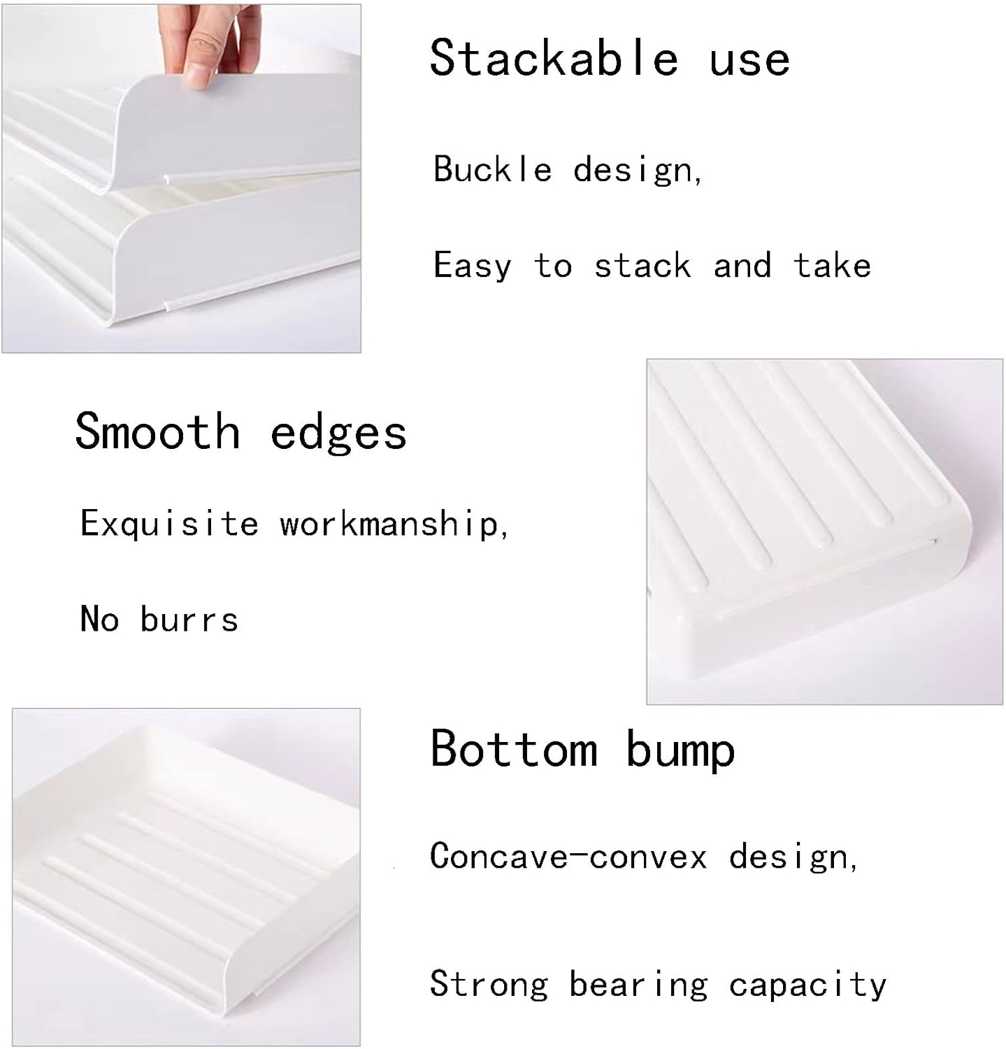2 Pack White Stackable Letter Tray, A4 White Desk File Paper Organizer Tray, Desktop File Paper Holder with Anti-Skid Design Botom for Office Desktop 3 61 YPWm2fRL. AC SL1500 - northernschoolofshiatsu.co.uk