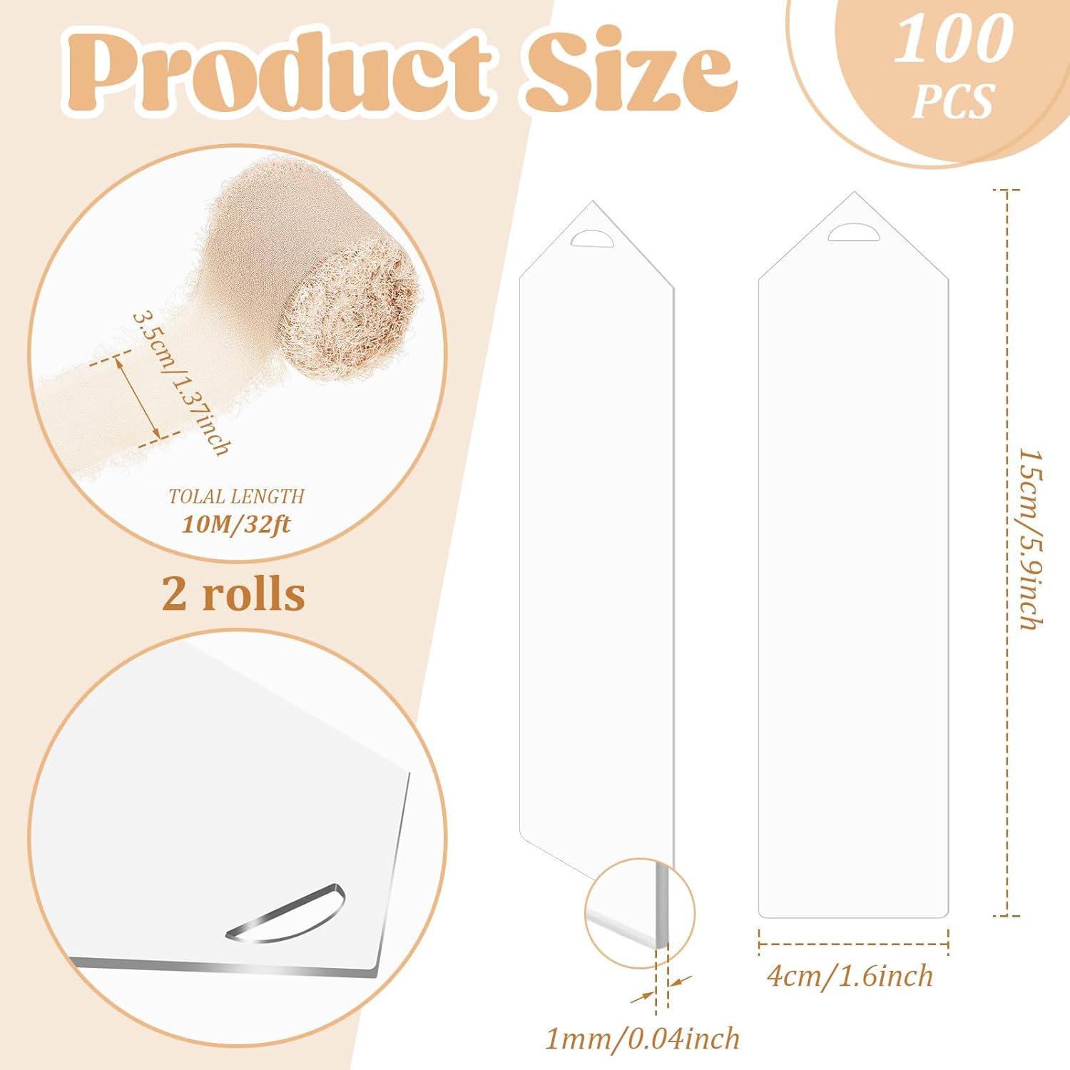 Yeaqee 100 Pcs Acrylic Bookmark Blanks Clear Bookmarks Acrylic Tags with 2 Rolls Ribbon DIY Craft Transparent Bookmark for Reading Lovers for School Presents(5.9 x 2 Inch,Dusty Pink) 22 610HpMomYhL. AC SL1500 - northernschoolofshiatsu.co.uk