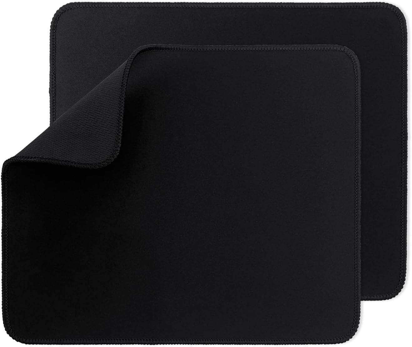 Professional Repel-Spill Mouse Pad Set - 2 Pack Black Pads, 9.45 x 7.87 x 0.12inch Each, Anti-Slip Rubber Base, Sturdy Stitched Edges, Versatile for Office and Home 1 610JIkHvrnL. AC SL1500 - northernschoolofshiatsu.co.uk