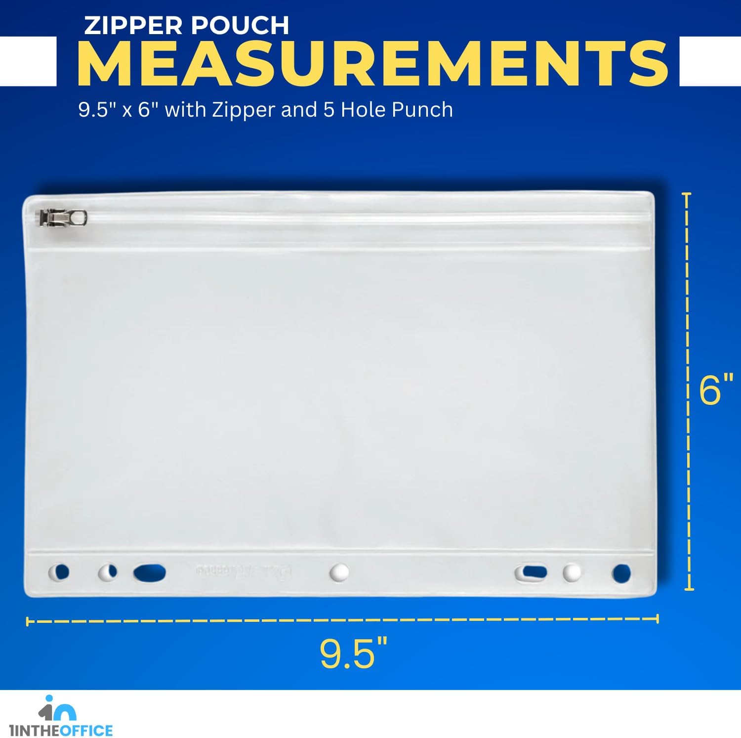 1InTheOffice Clear Pencil Pouch For 3 Ring Binder, Ring Binder Pockets with Zipper, Vinyl, 4 Pack 2 610mjb9gLHL. AC SL1500 - northernschoolofshiatsu.co.uk
