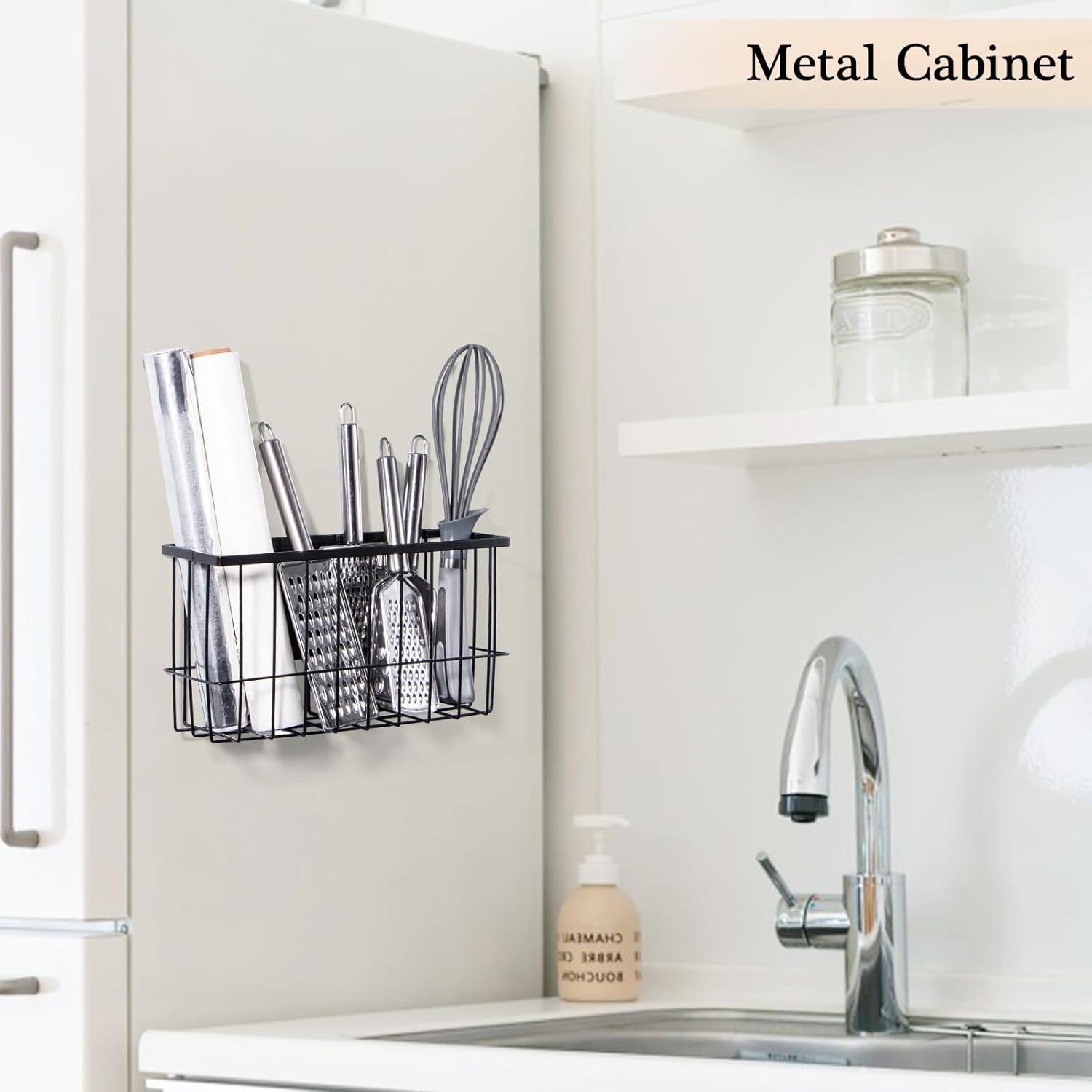 Yeeco Magnetic Basket Organizer,Black Mesh Holder Magnetic Book Shelf Strong Magnetic for Fridge, Refrigerator Office File Foil,Black, 14.1x 3.9x 7 Inches 8 610nqzlgWwL. AC SL1500 - northernschoolofshiatsu.co.uk