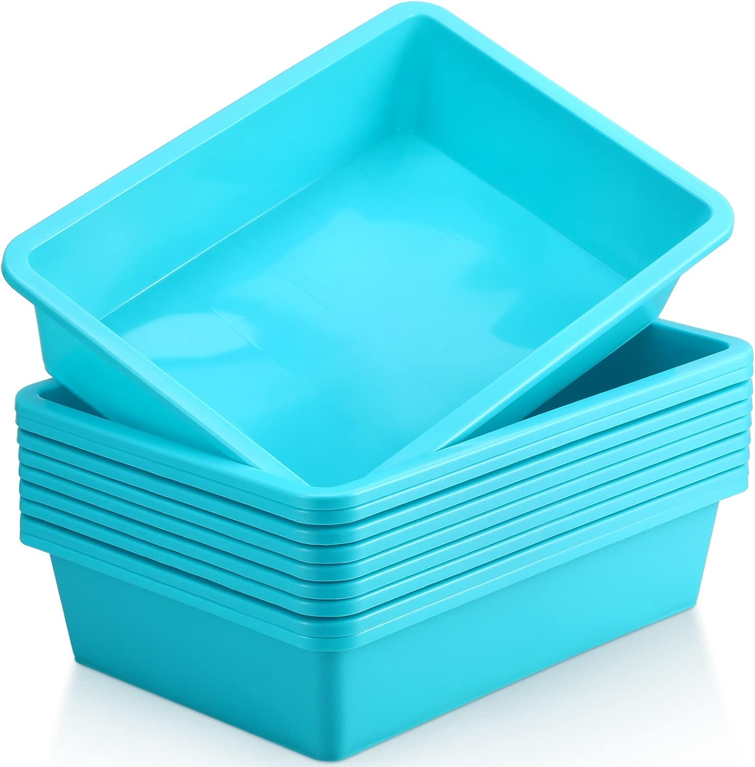 Kigley 10 Pcs Flat Storage Tray Organizer Bin Letter Size Paper Trays for Classroom Art Activity Plastic Stackable File Paper Organizer for Teacher Students School Office Book Organization 1 611F30K04cL. AC SL1500 - northernschoolofshiatsu.co.uk