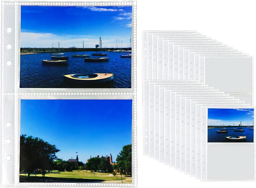 Credit Card Holder Pocket Business Cards Refills for 3.35x2.16" Card Binders, A6 6-Ring 25 Sheets Double Layer Clear Card Inner Page 3 Pockets Binder Album for Cards Folder Organizer Postcard Sleeves 18 611g9Nr7iDL. AC SL1000 - northernschoolofshiatsu.co.uk