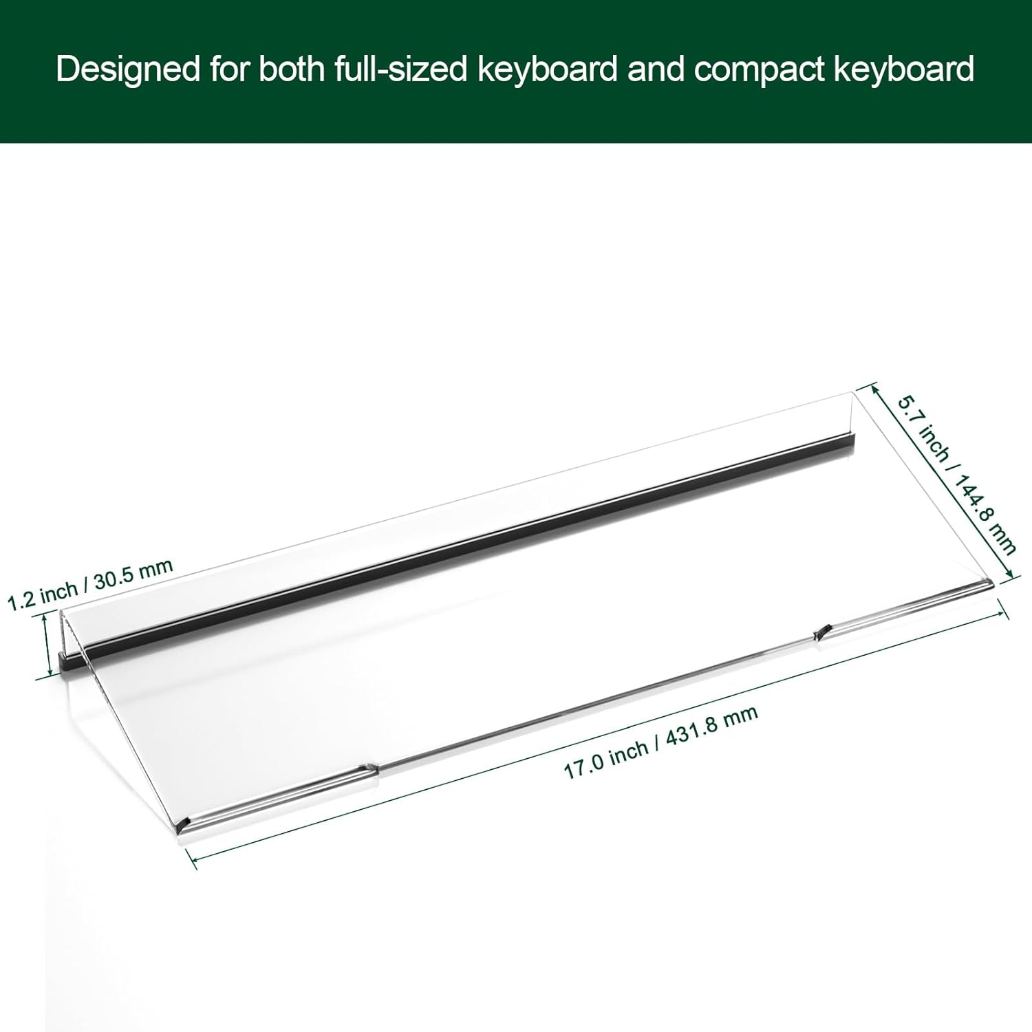 Computer Keyboard Stand Holder - Ergonomic Acrylic Keyboard Stand for Desktop Comfortable Keyboard Tray Riser with Silicone Anti-Slip Strip for Home School Office Desk Accessory, Lightpink 26 612+QkBf40L. AC SL1500 - northernschoolofshiatsu.co.uk
