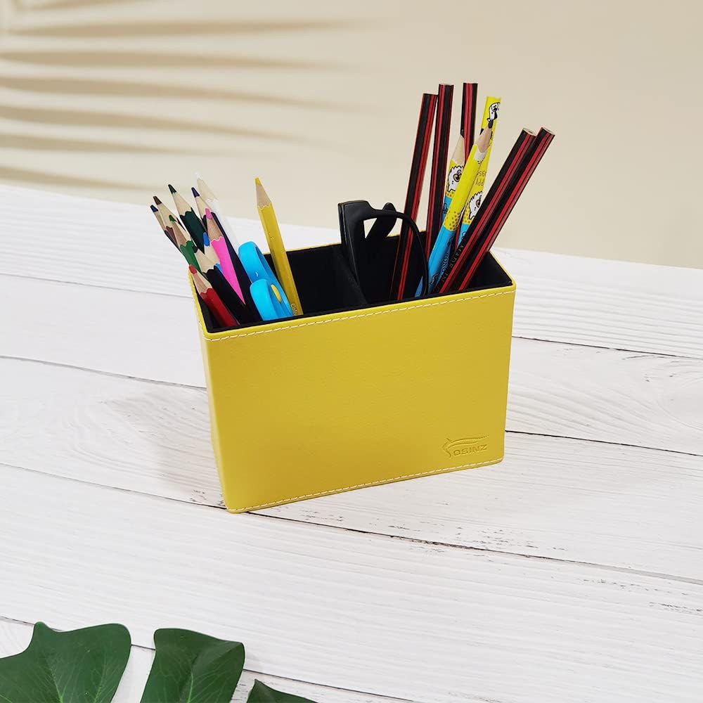 Pen Pencil Holder Cup Container PU Leather Desk Organizer Stand Decor Brush Scissor Holder Decoration Office Desk Home School (3.3" x 3.3" x 4", Black) 84 6126qGBHWHL. AC SL1000 - northernschoolofshiatsu.co.uk