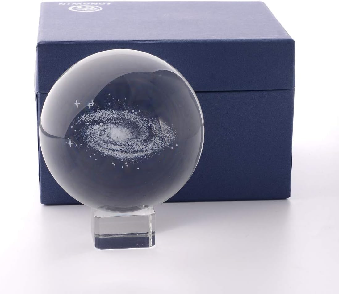 LONGWIN 3D Galaxy Crystal Ball Paperweight 3.1 Inch Laser Engraved Glass Sphere Display Globe Meditation Ball Home Decor with Crystal Stand 2 612D2kCi2vL. AC SL1200 - northernschoolofshiatsu.co.uk
