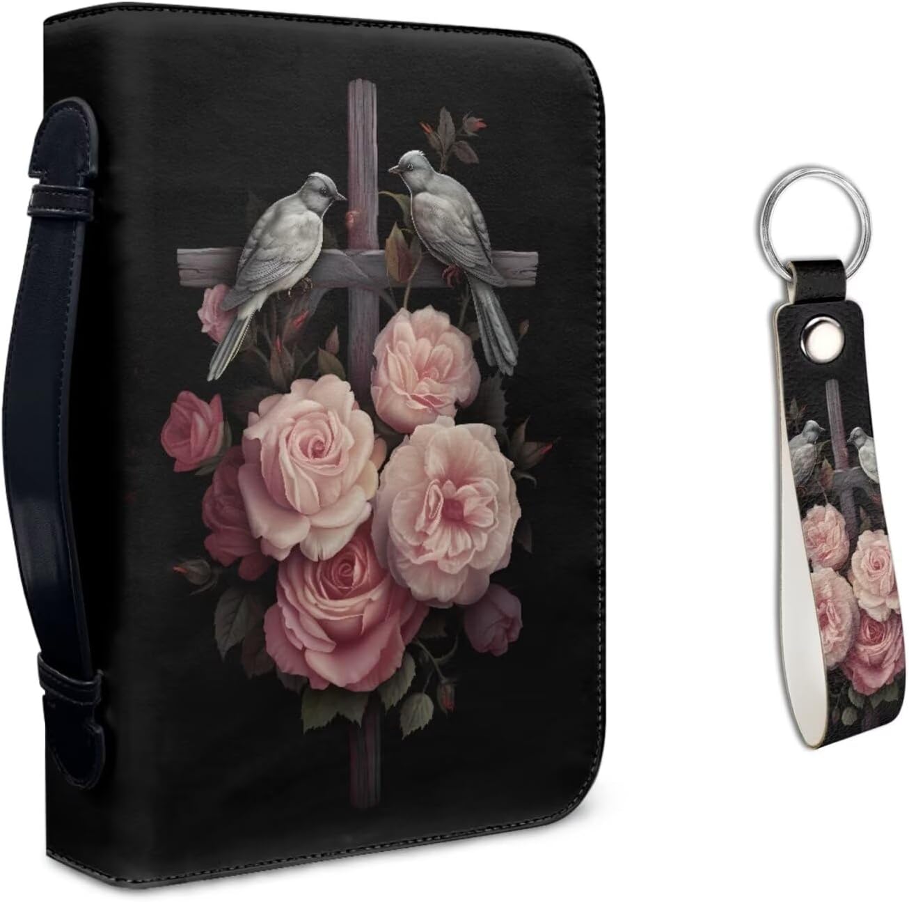Kuiaobaty Leather Bible Cover with Handle Carrying Bible Case Church Bag Bible Protective Tote with Matched Leather Keychain for Adults Kids Youth God is Within Her She Will Not Fall 95 6138ho4YLDL. AC SL1500 - northernschoolofshiatsu.co.uk