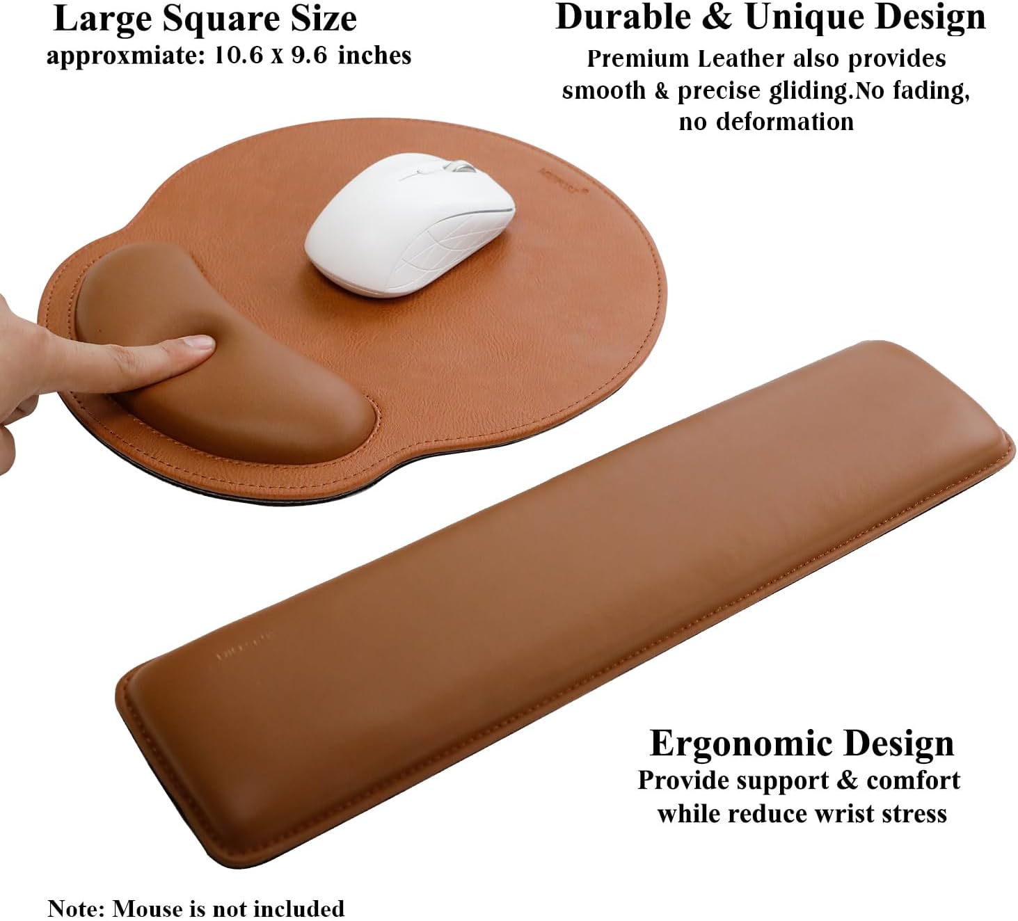 Meffort Inc Leather Keyboard Wrist Pad Ergonomic Anti Slip Wrist Rest Support for Office Gaming - Brown 7 613I3ok9QwL. AC SL1500 - northernschoolofshiatsu.co.uk