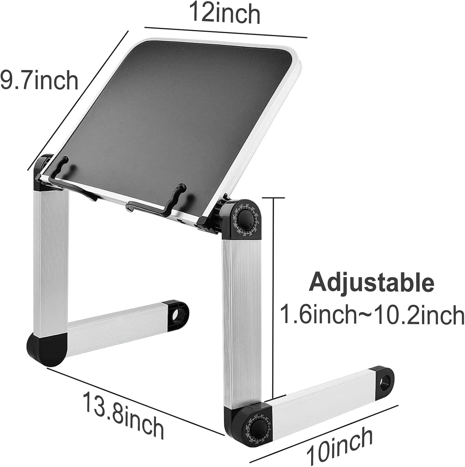 Book Stand Laptop Stand Adjustable Book Holder Tray with Page Paper Clips Ergonomic Multi Heights Angles Adjustable Cooking Bookstands for Textbook Recipe Magazine Laptop Tablet Portable 2 613kjP8Qv8L. AC SL1500 - northernschoolofshiatsu.co.uk