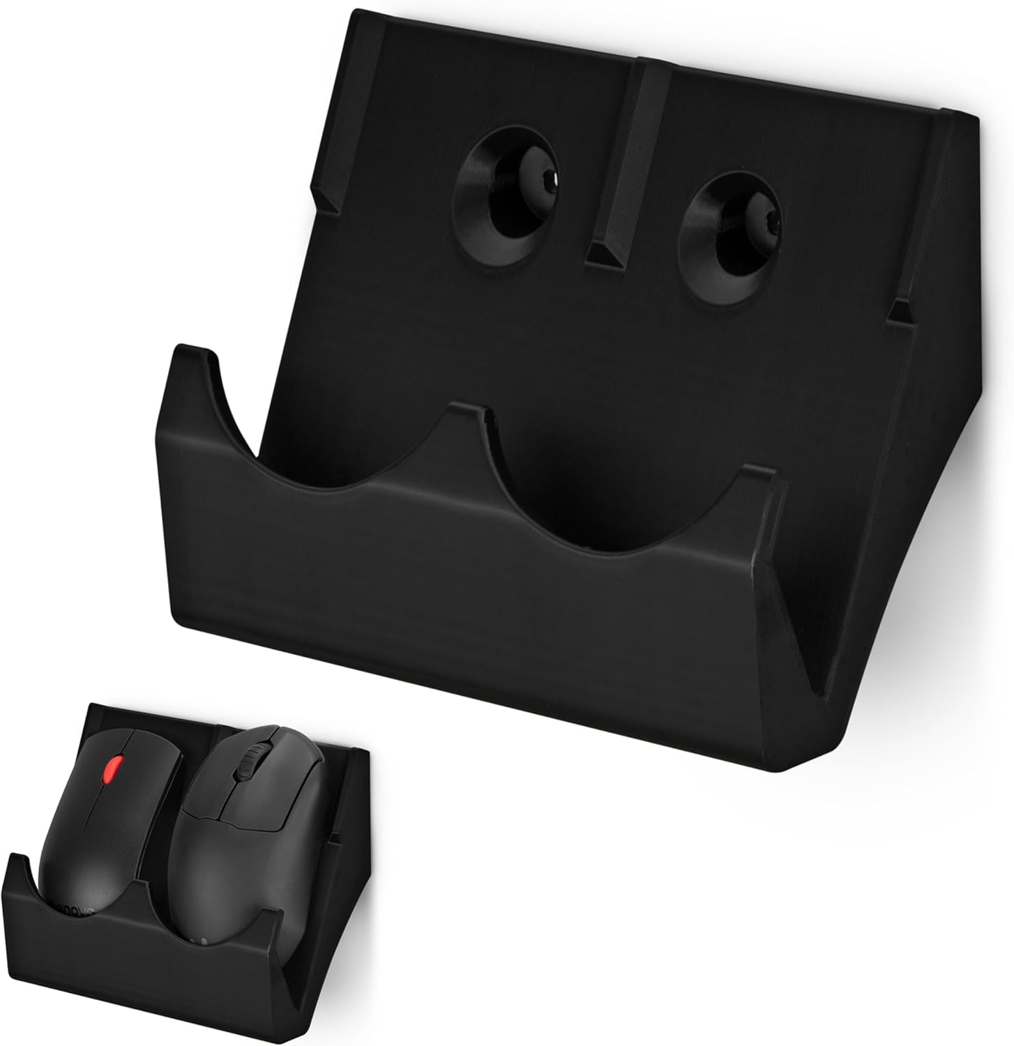 BRAINWAVZ Wall Mount Dual Mouse Holder Display Stand - Holds Gaming & Most Size Mice, Screw-in or Stick-On Mounting Options, Keeps Your Desk Clutter-Free 1 614VHs0rLQL. AC SL1500 - northernschoolofshiatsu.co.uk