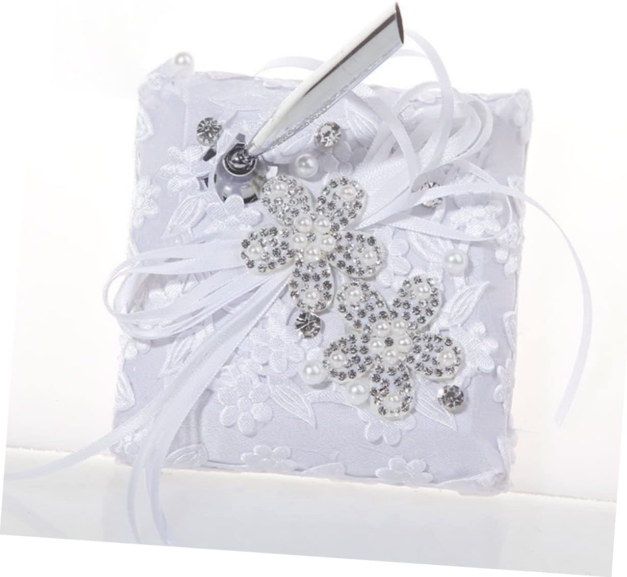 Wedding Pen Stand with Rhinestone Elegant Ribbon Pen Holder for Guest Book Signing for Wedding Engagements and Special Events Includes Pen 4 614b8GQQ6FL. AC SL1283 - northernschoolofshiatsu.co.uk