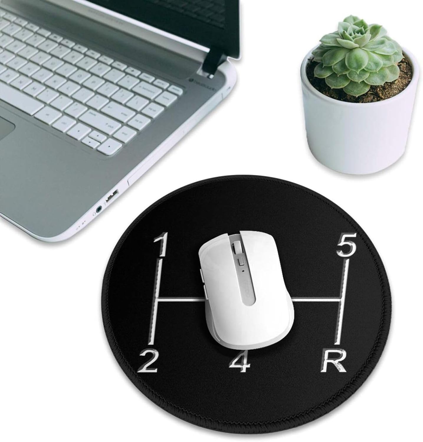 Mouse Pad Racing Car Lover Mouse Pads for Desk with Non-Slip Rubber Base Office Computer Round Mousepad Mat for Home Office Desk Accessories 6 - northernschoolofshiatsu.co.uk