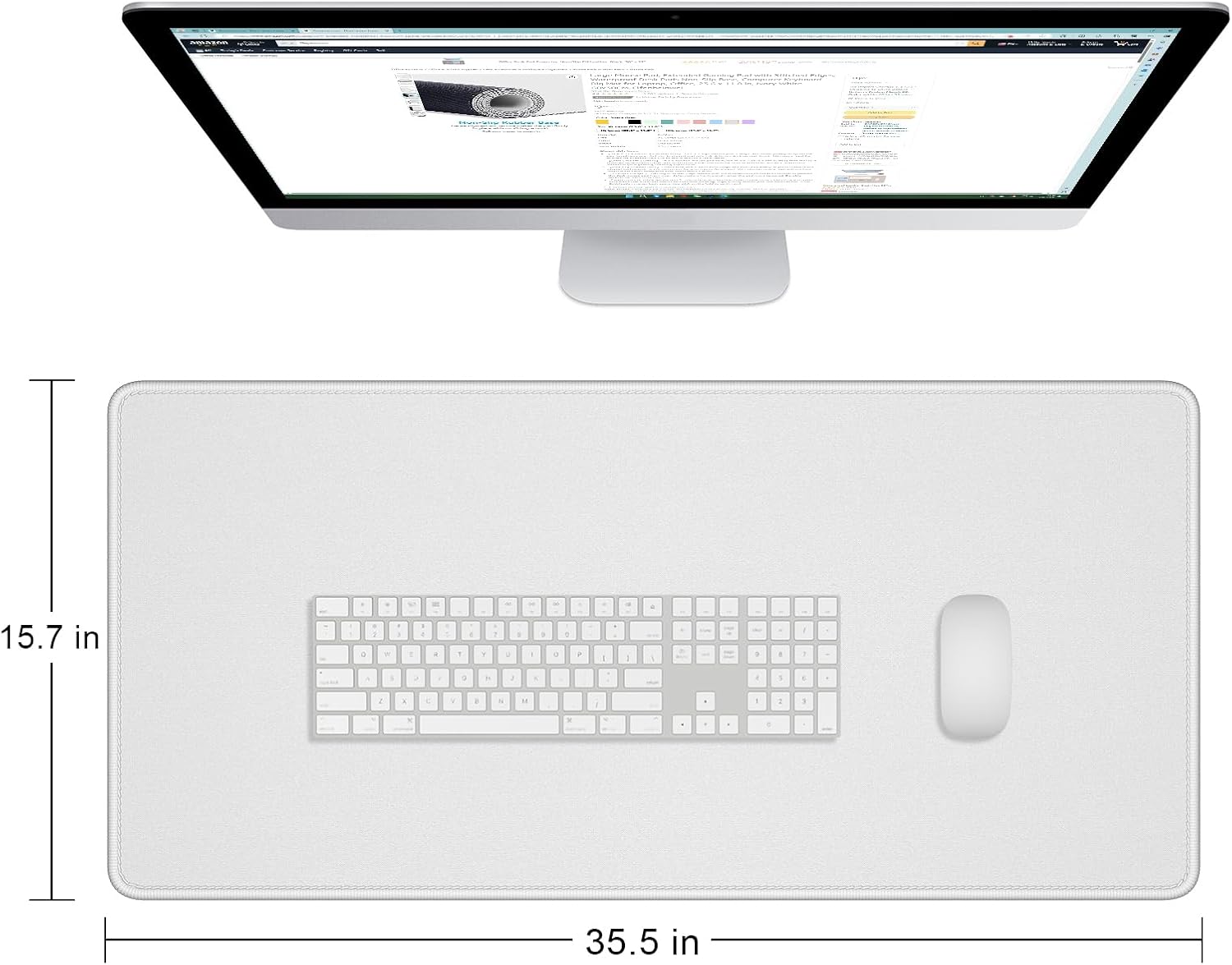 Dapesuom Large Mouse Pad, Extended Gaming Mouse Mat with Stitched Edges, Full Size Desk Mats with Non-Slip Base, Computer Big Desktop Keyboard Pad for Gamer, Laptop, Office, 23.6 x 11.8 in, Pink 166 616jcTGwCWL. AC SL1500 - northernschoolofshiatsu.co.uk