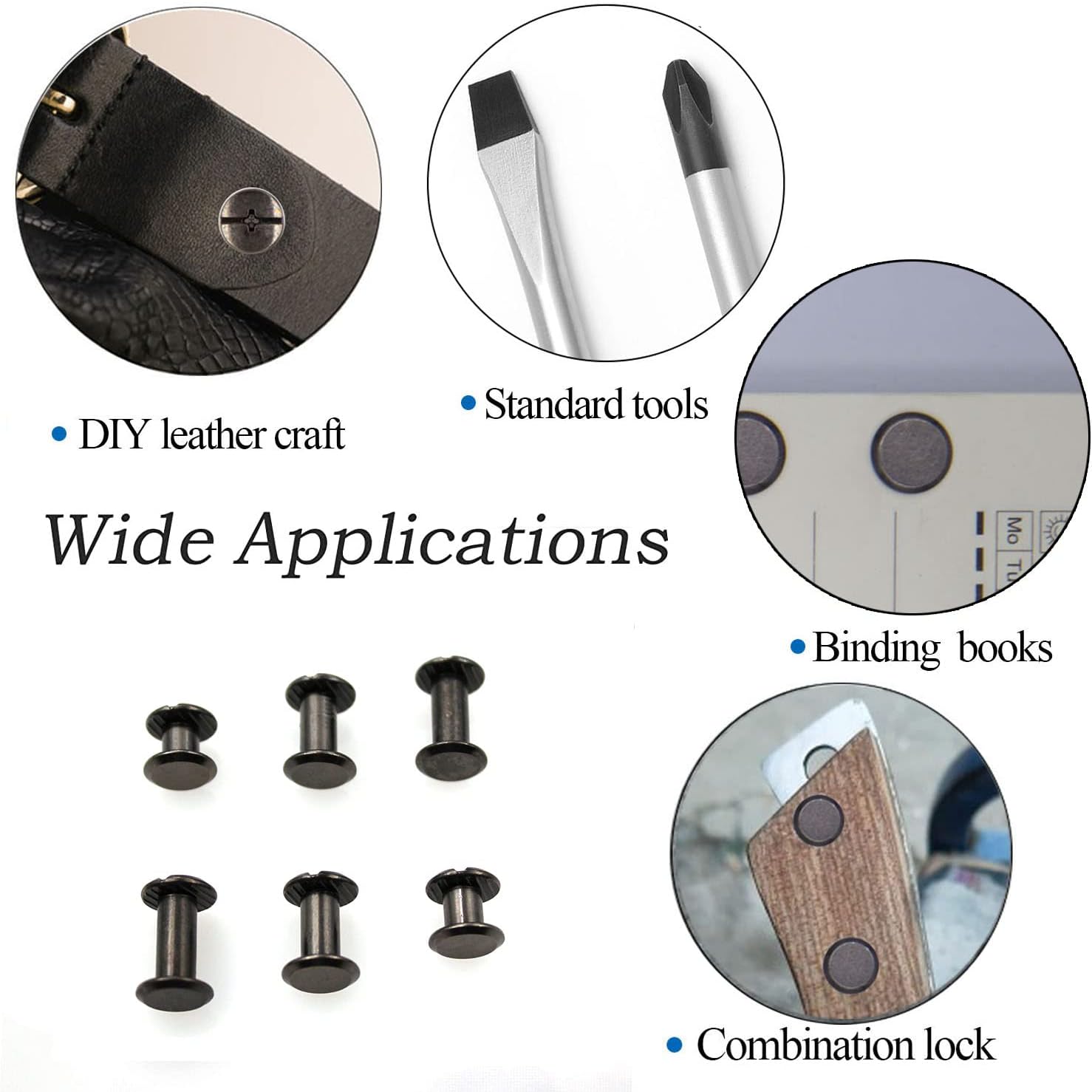 100 Pcs (50 Pair) Gun Black Phillips Chicago Binding Screws Assorted Kits,6 Sizes of Flat Head Rivet Hollow Binding Screws Posts, for Leather Saddles Purses Belt Repair(M5x5/10/15/25/35/45) 22 617CeedAYKL. AC SL1500 - northernschoolofshiatsu.co.uk