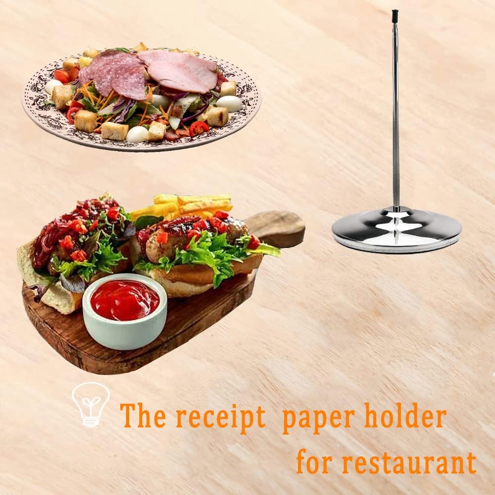 Paper Receipt Holder,Desk Straight Rod Bill Fork Tickets Spike Stand Paper Memo Spike Stick for Office Restaurants Bars Kitchens (Straight Stick) 4 617N8lMZzoL. AC SL1000 - northernschoolofshiatsu.co.uk