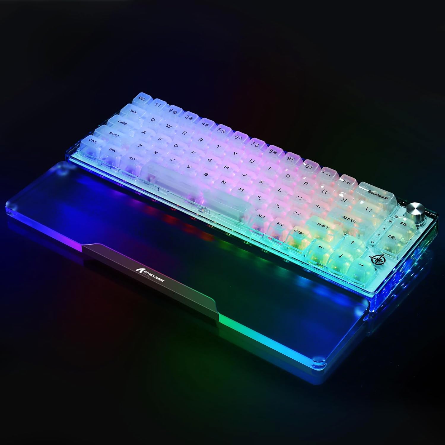 Acrylic Gaming Keyboard Wrist Rest,Clear Ergonomic Palm Rest with Anti-Slip Base,Customized Metal CNC Aluminum Alloy Logo for Compact 60% Computer Keyboard,Office,Home,Laptop,Mac,Easy Typing-Black 18 617xh1dJ QL. AC SL1500 - northernschoolofshiatsu.co.uk