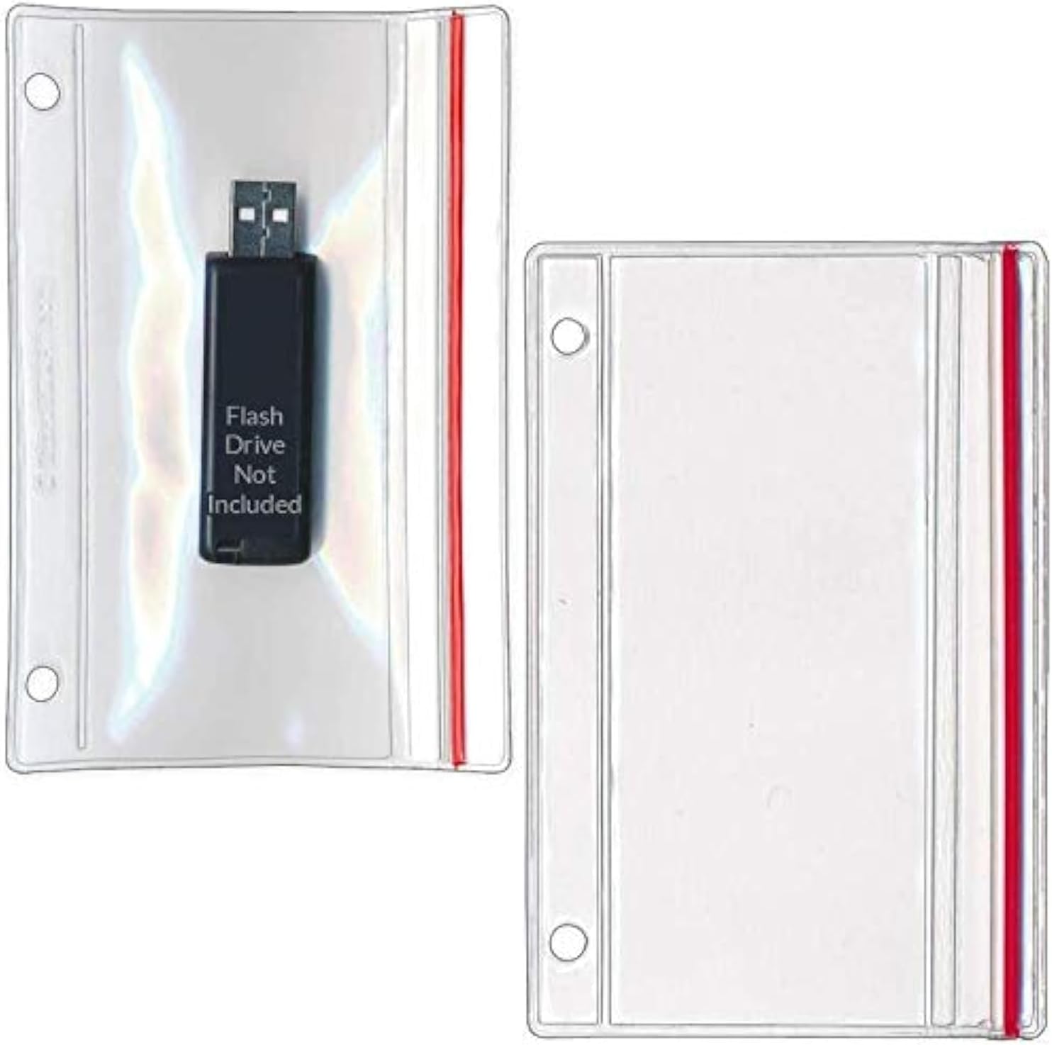 StoreSMART - Flash Drive Zipper Case for 3-Ring Binders - Vinyl Plastic Binder Pockets - R1831 5 Pack 1 618i9j7BUNL. AC SL1500 - northernschoolofshiatsu.co.uk