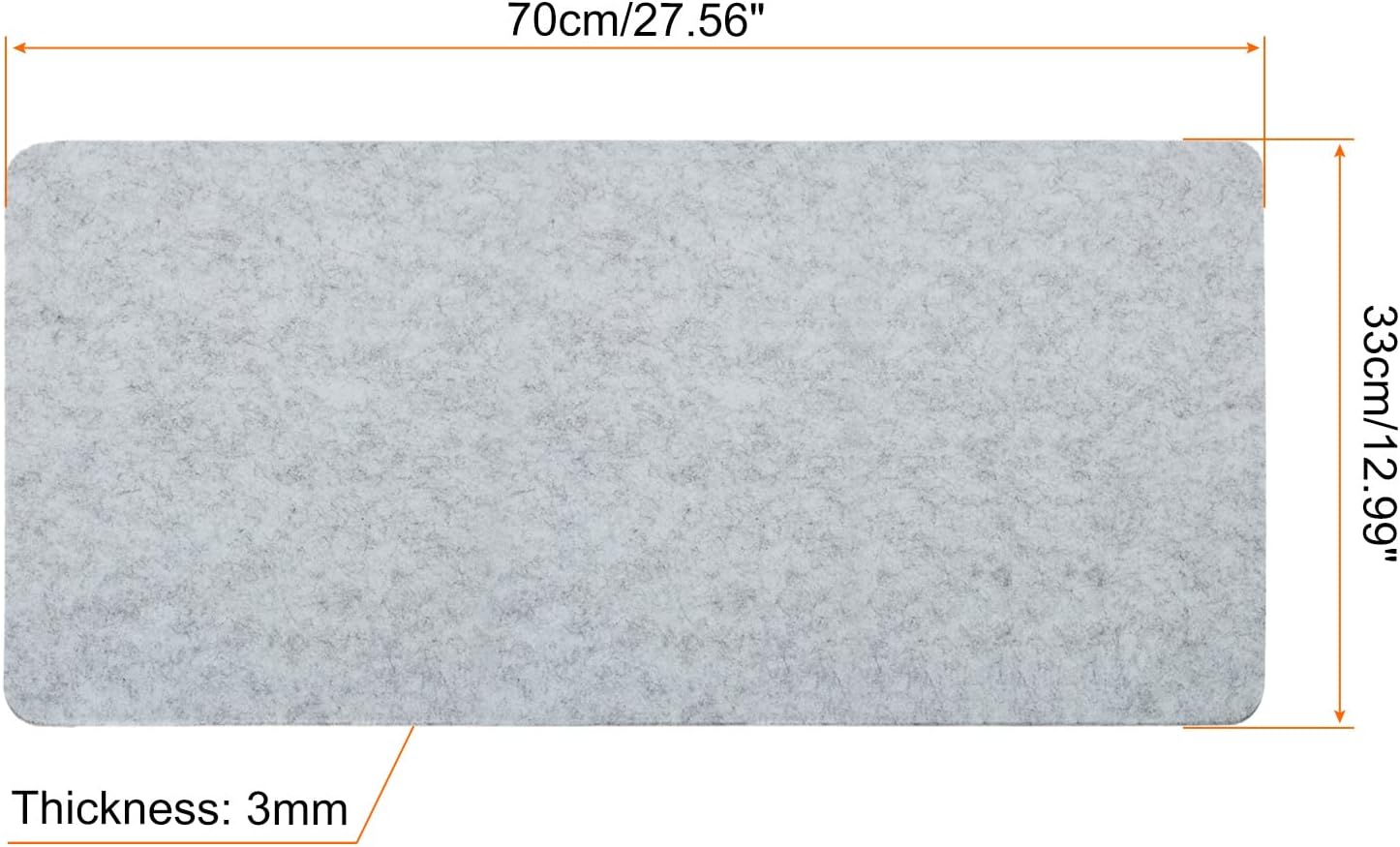 PATIKIL 24"x12" Desk Mat Protector, Felt Dual Side Desktop Pad Writing Mat for Office Home, Black 22 618rIUCMevL. AC SL1500 - northernschoolofshiatsu.co.uk