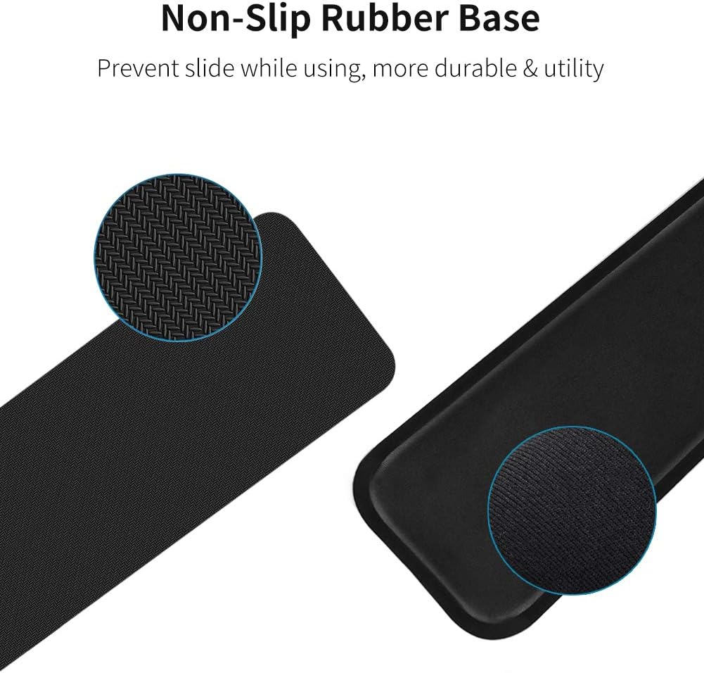 Upgraded Keyboard Wrist Rest Pad - Comfortable Lightweight Memory Foam Wrist Rest Pad for Wrist Hand Rest Perfect for Gaming, Office (Black-B) 4 6190rBqzLeL. AC SL1001 - northernschoolofshiatsu.co.uk