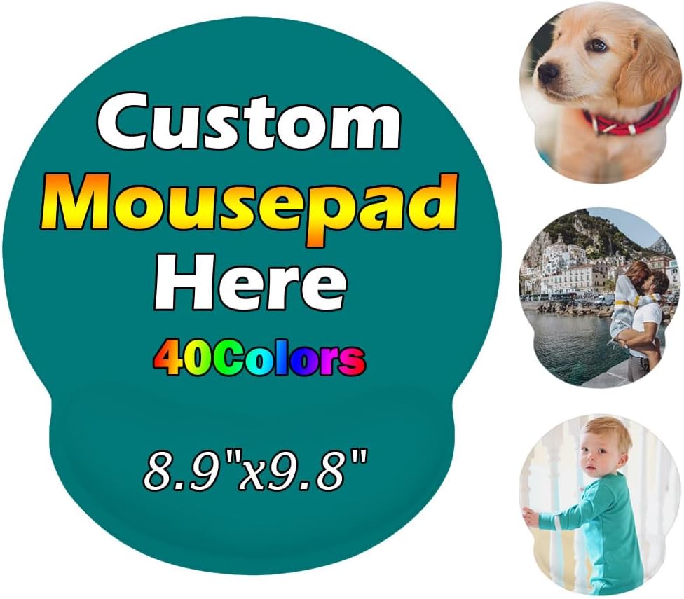 Personalized Wrist Rest Mouse Pad, Add Your Photo, Text, Logo or Art Design, Custom Your own Customized Gaming, Office Mousepad, Black, 7.6-9 43 619kzbrdYtL. AC SL1000 - northernschoolofshiatsu.co.uk