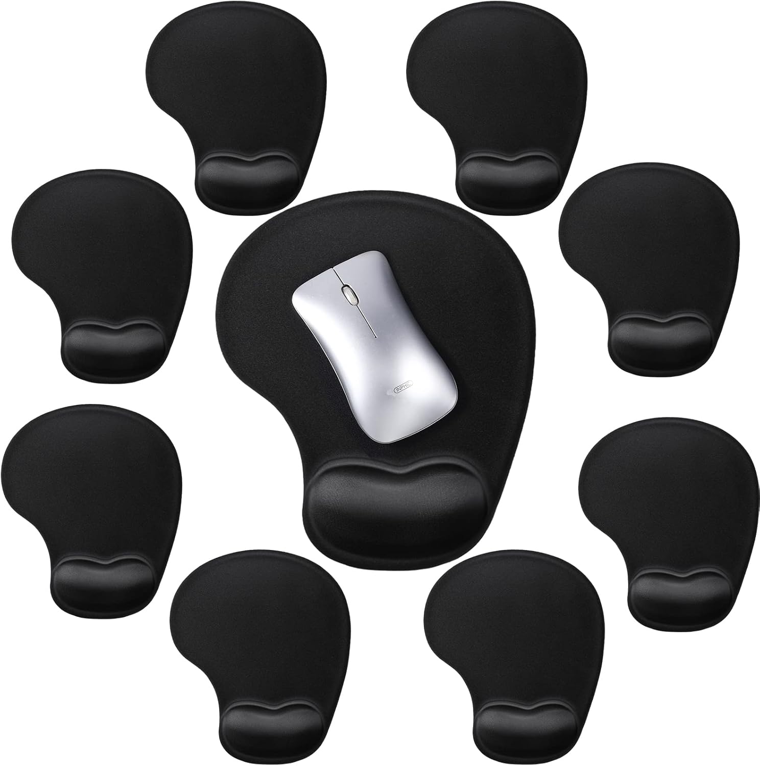Flutesan 9 Pack Ergonomic Mouse Pad with Gel Wrist Rest Support Memory Foam Mat Non Slip PU Base Pain Relief Mousepad for Computer Laptop Home Office Travel 1 619mg66sd L. AC SL1500 - northernschoolofshiatsu.co.uk
