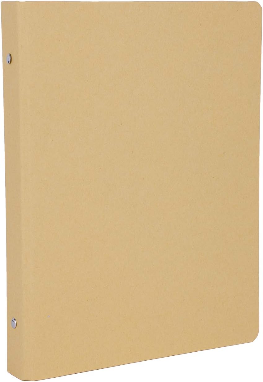 Blank B5 Kraft Paper Hardcover 9-Holes Round Ring Binder Protector for Notebook Diary Journal,School Office Stationery Supplies Loose Leaf Binder Folder File Cover Organizer Planner 2 61AEGUQvp1L. AC SL1500 - northernschoolofshiatsu.co.uk
