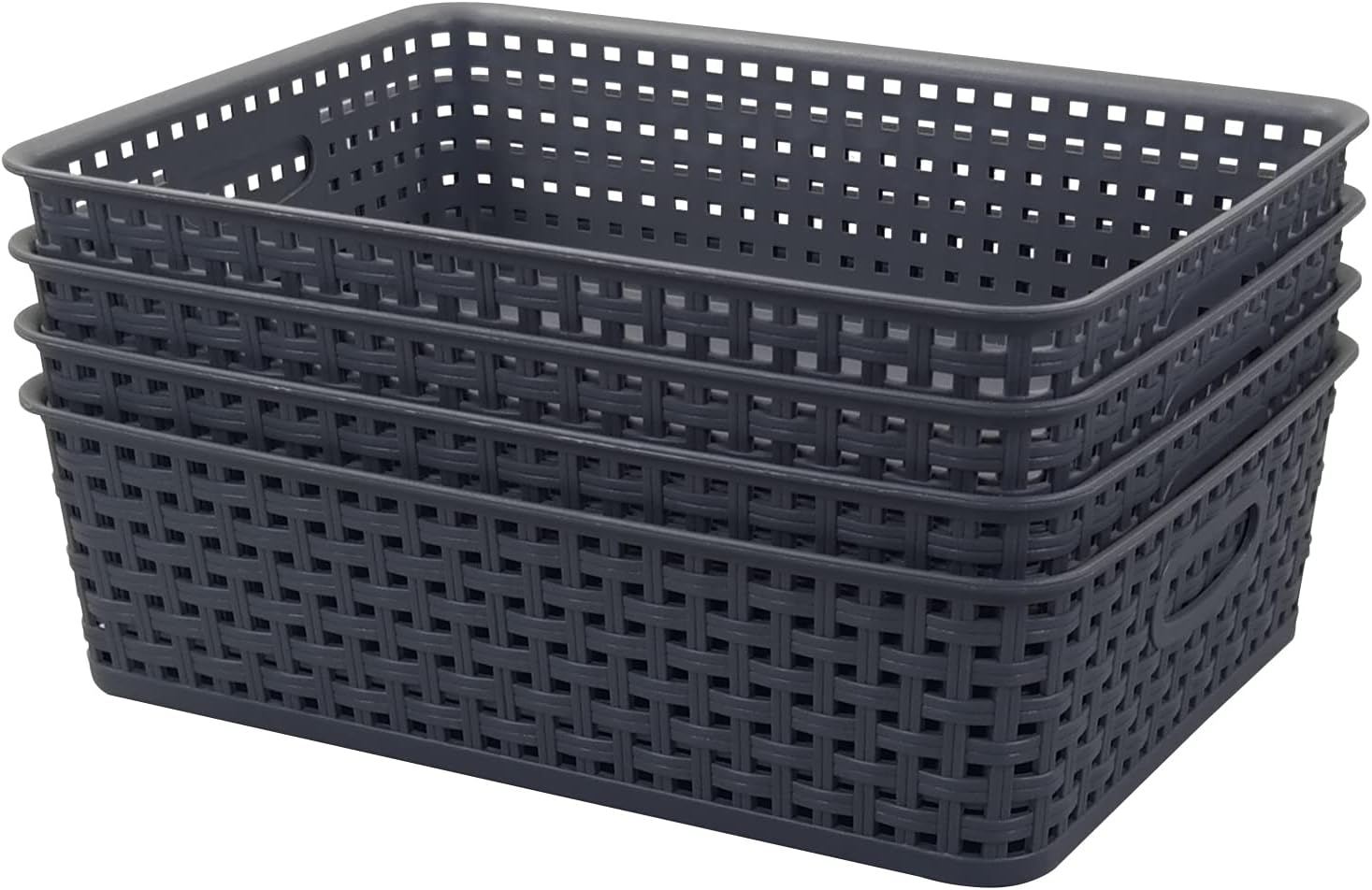 4-Pack Plastic Storage Tray, Office Paper Storage Tray 6 61AMLqqeIpL. AC SL1500 - northernschoolofshiatsu.co.uk