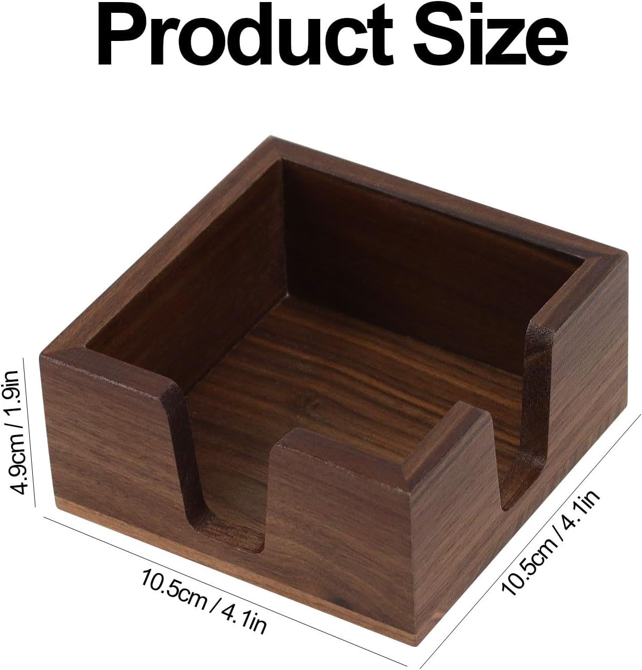 Wood Sticky Note Holder with Dual Slots, Self-Stick Note Holder Memo Holder Paper Dispenser Organizer for Organized Note-Taking (Black Walnut) 7 61AP2QAs+8L. AC SL1500 - northernschoolofshiatsu.co.uk