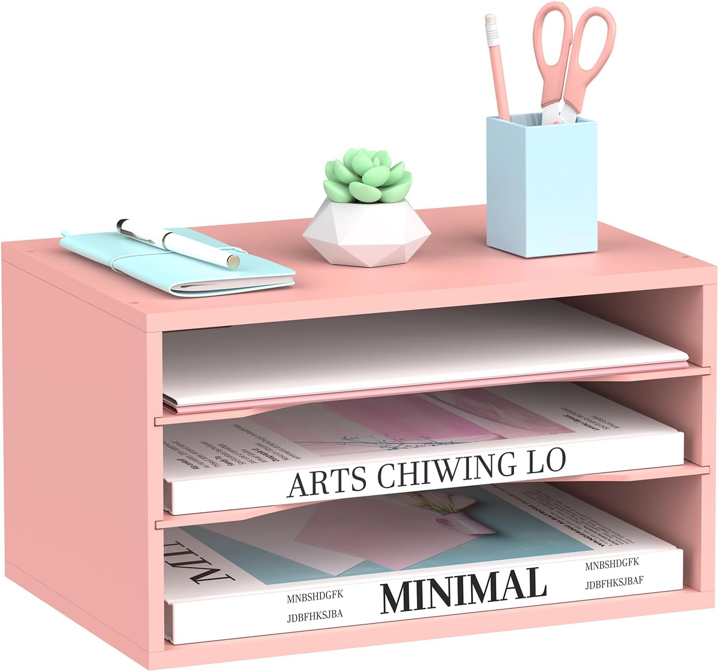 SUPEASY Wood Desk Organizer, 3 Tier Paper File Organizer for Desk, Wooden Desktop Organizer, Paper Letter Literature Mail Sorter, for Office School & Home Organization, Pink 13 61BHI45v WL. AC SL1500 - northernschoolofshiatsu.co.uk
