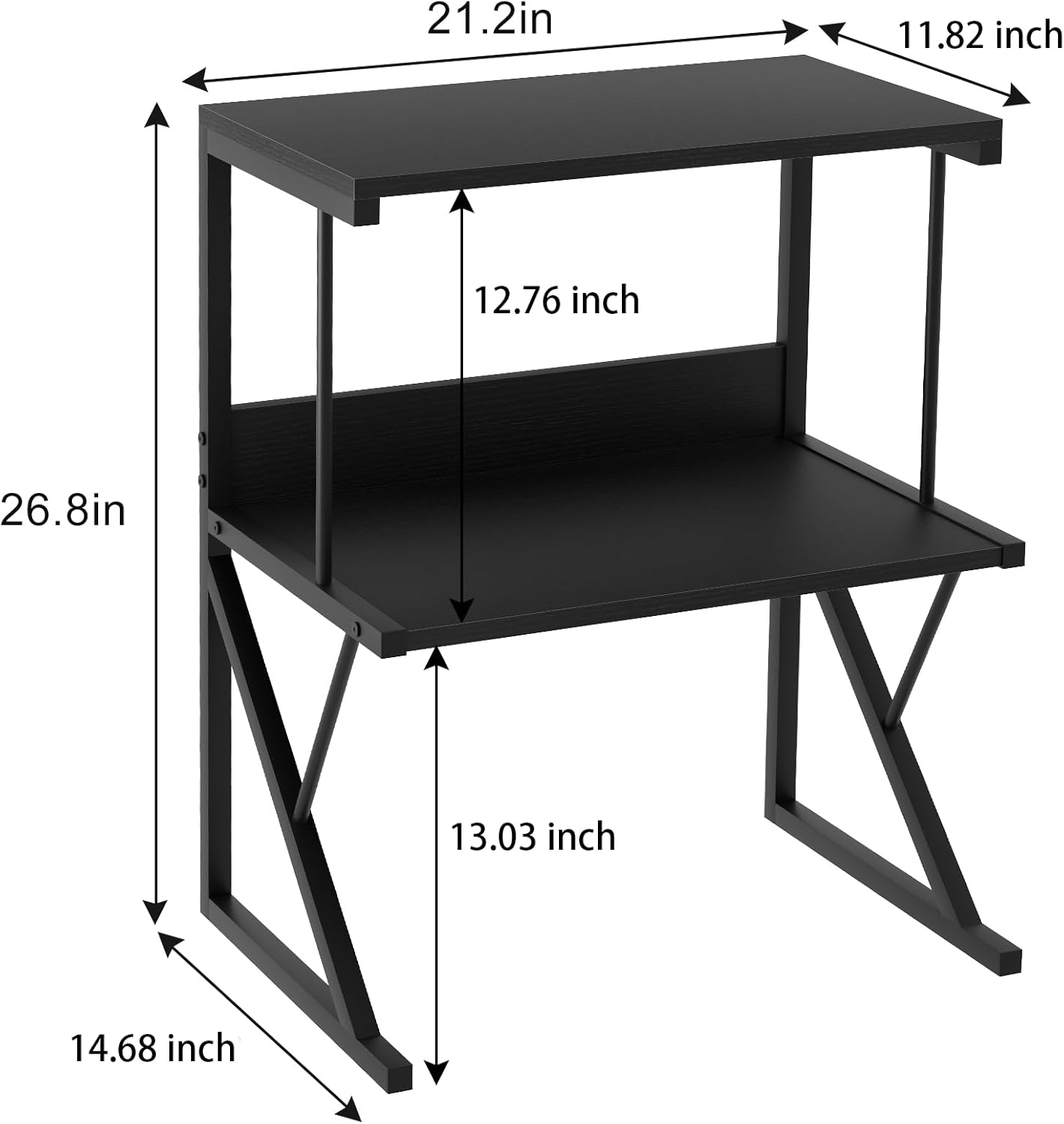 aboxoo Printer Stand for Desk, Desktop Printer Shelf Large 3-Tier Multi-Purpose Office Organization Shelves for Home Office, Rustic Brown 3 61CIQOH3yAL. AC SL1500 - northernschoolofshiatsu.co.uk