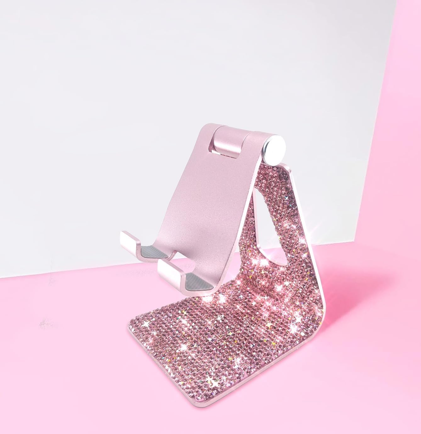 TISHAA Bling Rhinestone Dazzling Phone Holder Stand for Desk, Office, Home (Pink) 1 61D4eLQpIZL. AC SL1381 - northernschoolofshiatsu.co.uk