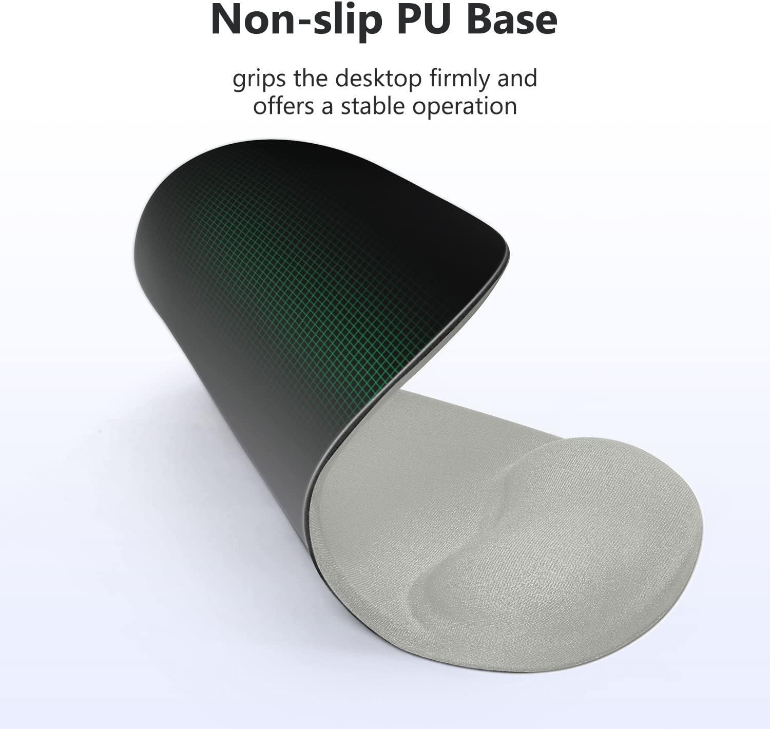 Soqool Mouse Pad, Ergonomic Mouse Pad with Comfortable Gel Wrist Rest Support and Non-Slip PU Base for Easy Typing Pain Relief, Durable and Washable, Classic Black 11 - northernschoolofshiatsu.co.uk