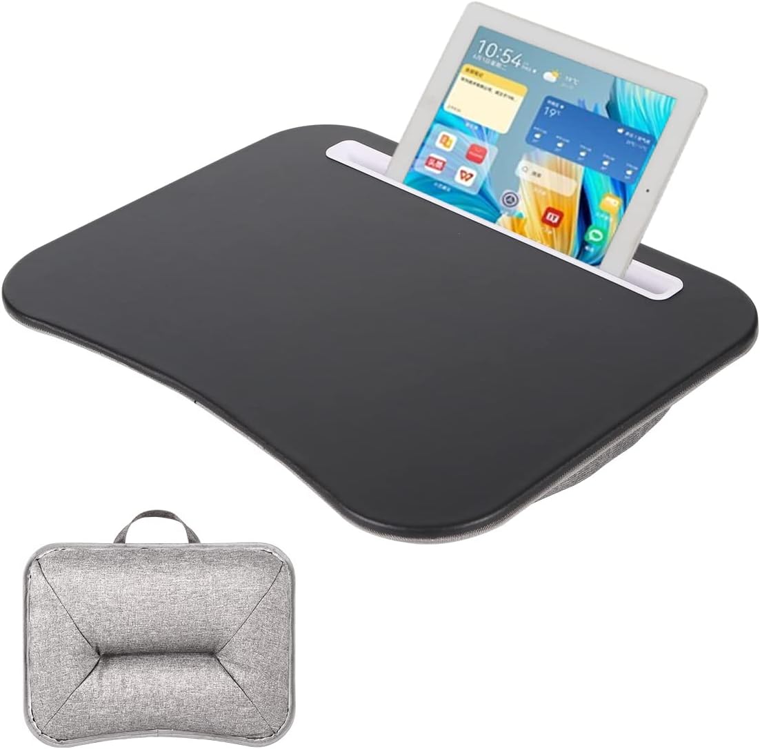 Laptop Desk Leather Table with Mouse pad,Lap Desk with Cushion Card Slot for iPad Mobile Phone,Kids Lap Desk Fits up to 13.3inch, Work Tray and Gaming Desk on Bed Writing Tray 1 61DFi+0z03L. AC SL1200 - northernschoolofshiatsu.co.uk