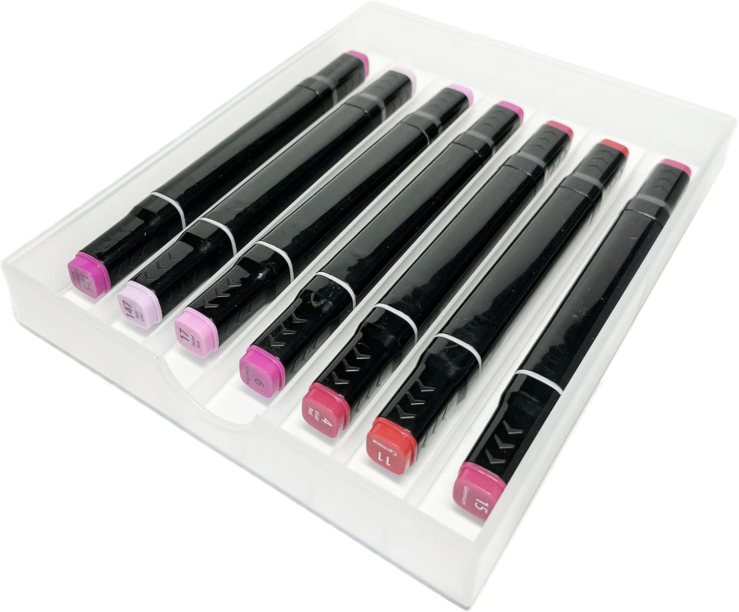 Desk Drawer Organizer, Pen Holder Tray Pen Storage with Fountain Pen, Pencil, Marker, Crayon, Chalk, Nail Art Tools for Office, Craft Room - 2pack 8 61DXosOqOhL. AC SL1500 - northernschoolofshiatsu.co.uk