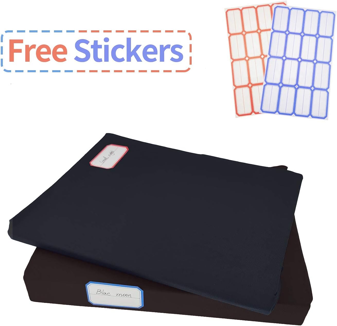 2 Pack Stretchable Book Sleeve Covers, for Paperbacks Hardcover Textbooks up to 9" x 12", Office Supplies with Free Sticker Labels (2 Pack, Black) 7 61E1vqPfoDS. AC SL1500 - northernschoolofshiatsu.co.uk