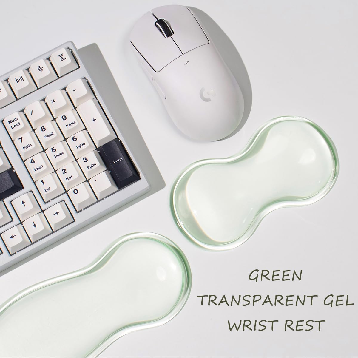 Clear Gel Wrist Rest for Keyboard and Mouse, White Silicone Keyboard Wrist Rest Set, Cute Ergonomic Wrist Rest for Keyboard 60%/75%(White) 41 61EEJ3hBJ7L. AC SL1200 - northernschoolofshiatsu.co.uk